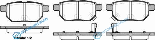 1286 02_[0446612130] !колодки дисковые з.| Toyota Auris 1.4VVT-i -2.2D 07>|Yaris 1.0VVT-i 06>