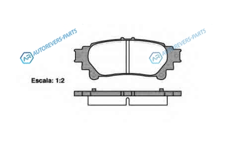 1395 00_[044660E010] !колодки дисковые з.| Lexus RX 350 09>