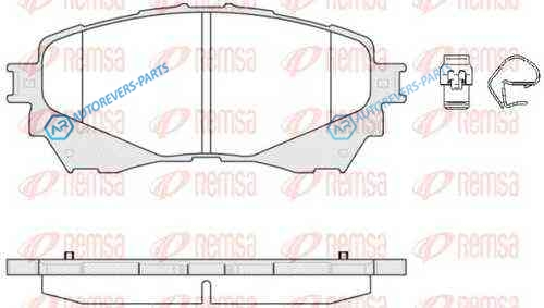 1538 04_колодки дисковые п.!| Mazda 6 2.0|2.2D 12>