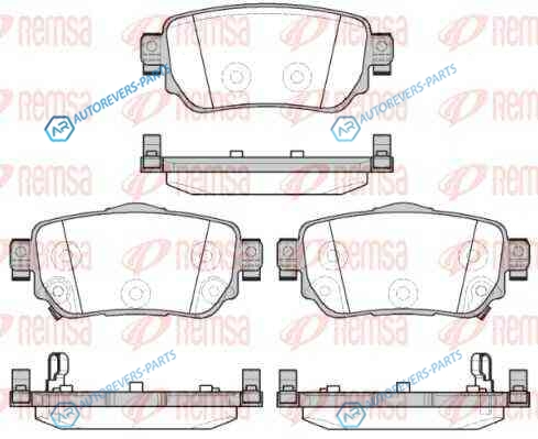 1582 02_колодки дисковые задние!| Nissan Qashqai 1.2-1.6i|DCi 14>