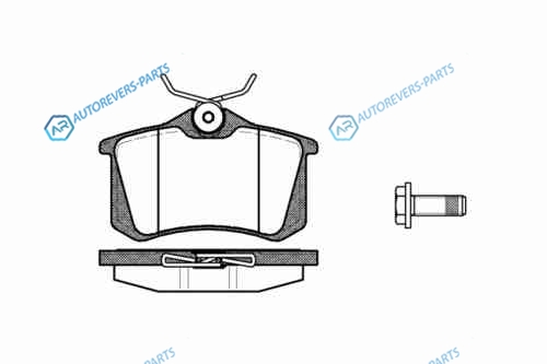 263 05_=263 01=FDB1083 !колодки дисковые з.| Audi A3-A8 94>|VW Golf III-IV|Passat 88>| Skoda 96>