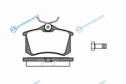 263 10_=263 15=571361B=FDB541 !колодки дисковые з.| VW Golf II|III|Passat 1.6-2.8|1.9TDi 88-99