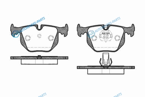 381 30_=FDB1483 [34211164582] !колодки дисковые з.| BMW X5 E53 all|X3 all| Land Rover RangeR all 02>
