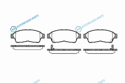 402 02_=FDB867=572333B !колодки дисковые п.| Toyota CarinaE 93-97|Camry 2.2 92-96|Corolla 95-02
