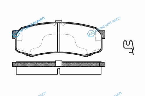 413 04_=FDB1021=572245B !колодки дисковые з.| Toyota Land Cruiser 80|90 3.4-4.2TD 90>
