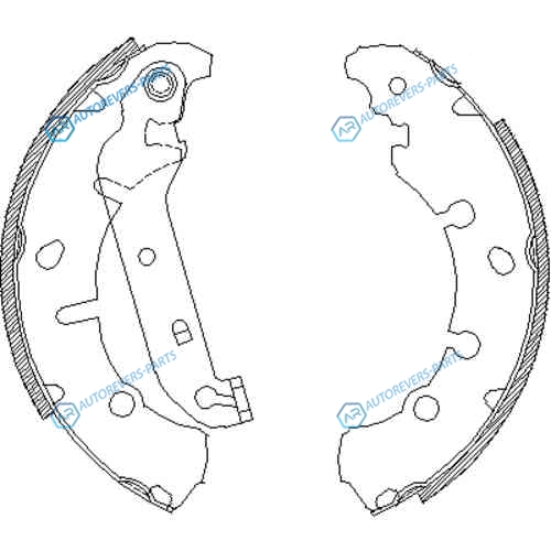 4137.00_=673SBS=FSB635!колодки барабанные| Ford Fiesta 1.3i-1.4TDCi 01>