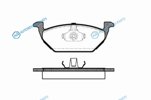 633 00_=571929B=FDB1094 !колодки дисковые п.| Audi A3 1.6-1.9TD 96-03| Skoda Octavia 1.4|1.6 96-00