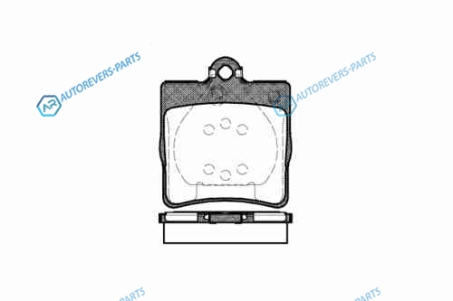 678 00_=FDB1311=571925B !колодки дисковые з.| MB W202 1.8-2.5TD 93-01|W210 2.0-3.0TD 96-02