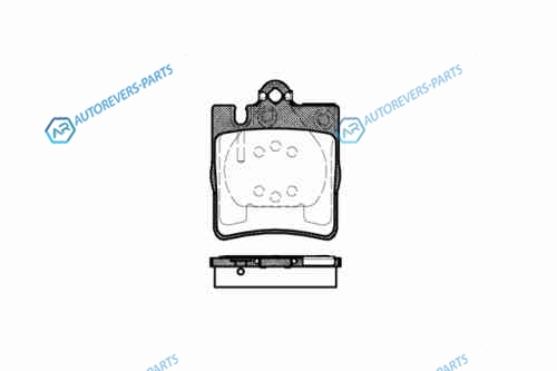 709 00_=720 000B-SX=FDB1322=223339 !колодки дисковые з.| MB W210 2.0-3.0TD 96-02