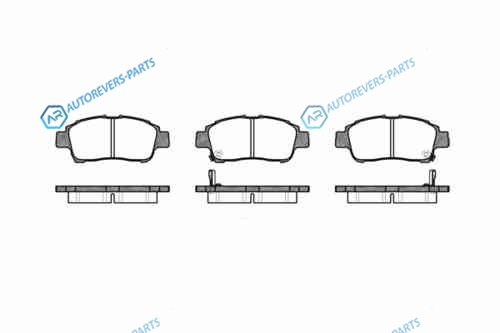 712 02_=D2174M-01=723 002-SX=572404B !колодки дисковые п.| Toyota Yaris 1.0i|1.3i|1.5WTi|1.4D 99-01