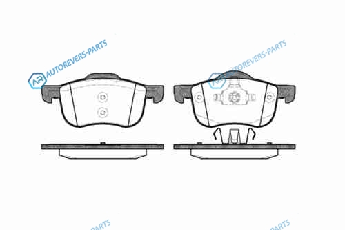 713 00_=724 000B-SX=FDB1382 !колодки дисковые п.| Volvo S80 98>|V70|S60 00>|C70 00-02|XC70 2.5D5 02>