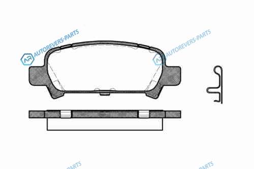 729 02_=D7042M-01=Y07-7042M !колодки дисковые з.| Subaru Forester 2.0 97-02|Impreza 00>|Legacy 98>