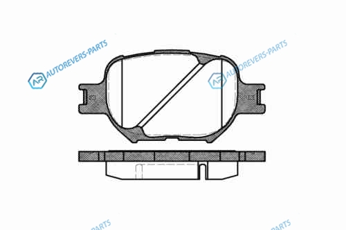 742 00_=FDB1528 !колодки дисковые п.| Toyota Corolla 2.0D SW диск 16 02>|Corolla Verso 1.8|2.0D 02>
