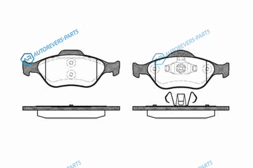 766 00_=FDB1394=222557 !колодки дисковые п.| Ford Fiesta 1.3-1.6|1.4TDCi|1.8Di 00>