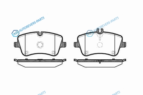 768 00_=FDB1429=571986B !колодки дисковые п.| MB W203 1.8|2.0|2.0CDi|2.2CDi 00>