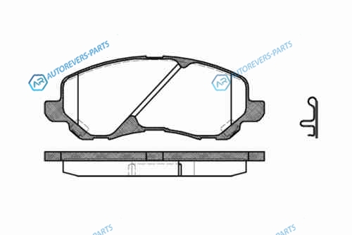 804 02_!колодки дисковые п.| Mitsubishi Eclipse 01>