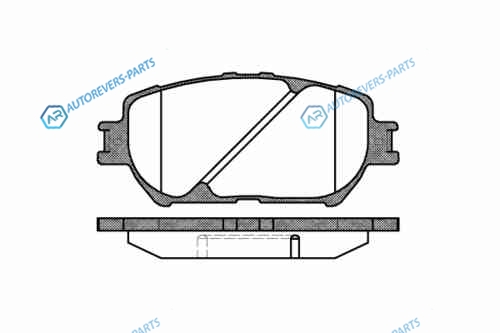 884 00_=D2222-01=Y02-2817 !колодки дисковые п.| Toyota Camry 2.4WT-i|3.0i 01>