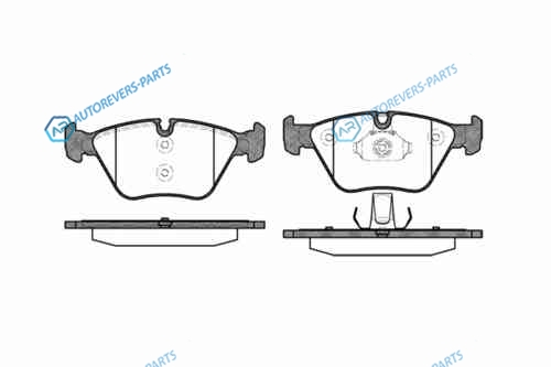 963 00_!колодки дисковые п.| BMW E46 3.0i|Ci|CD|D|DX|ix 00>|E39 2.0D|2.5D 00-03