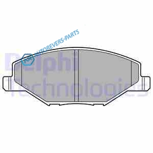 LP2444_колодки дисковые п.!131|6х17|7х52|2| Skoda Fabia 1.2| VW Polo RUS 1.6 12>