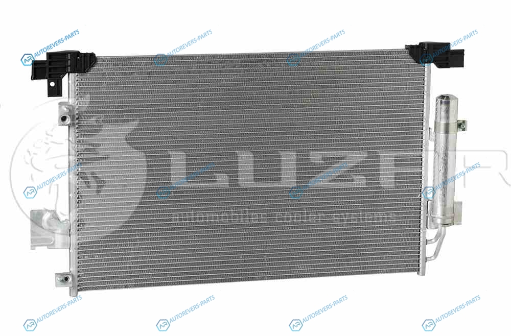 LRAC 1104 Радиатор кондиц. с ресивером для ам Mitsubishi Lancer X (07-)